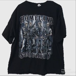 Biker Shirt Skulls